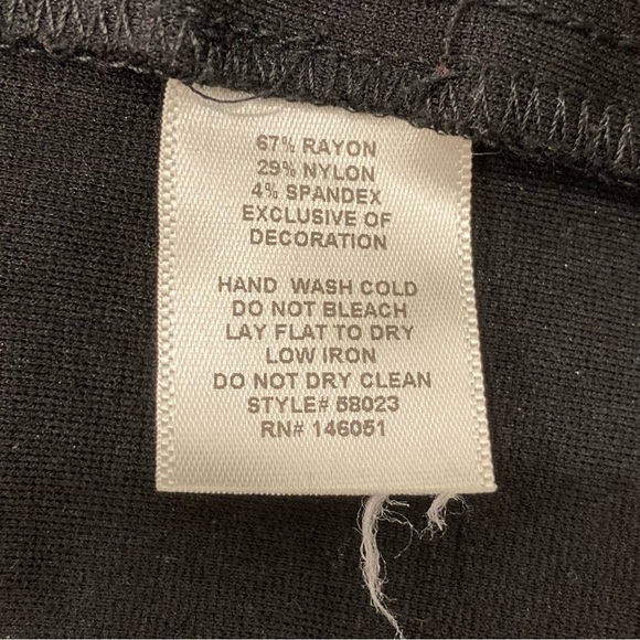 Elegant Little Black Dress with Rhinestone Beaded Neckline Medium - Picture 13 of 13